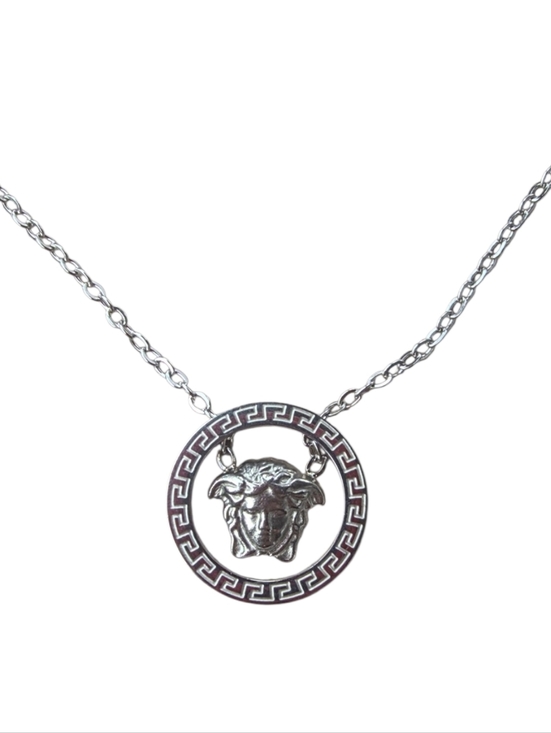Versace Jewelry - Silver Versace Medusa Pendant Necklace